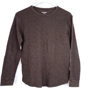 Boys' Old Navy Chocolate-Brown Waffle-Knit T-Shirt